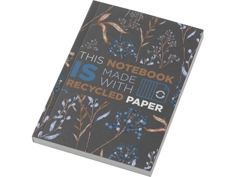 Cahier Novella Austen recyclé A6 à couverture souple de 100 feuilles 24