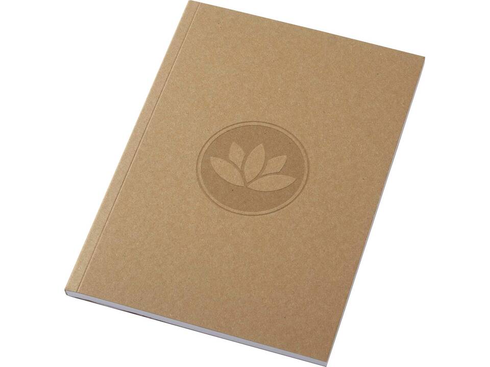 Carnet A5 à couverture souple recyclée en kraft Novella Austen avec 50 feuilles 1