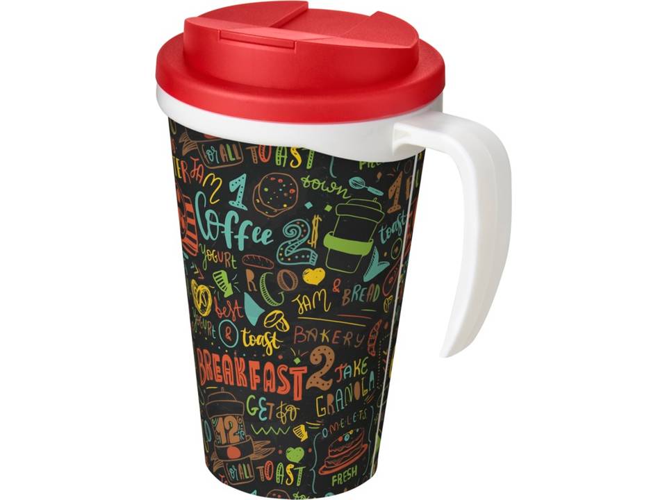 Mug isolant Brite-Americano® grande 350 ml avec couvercle anti fuite 9