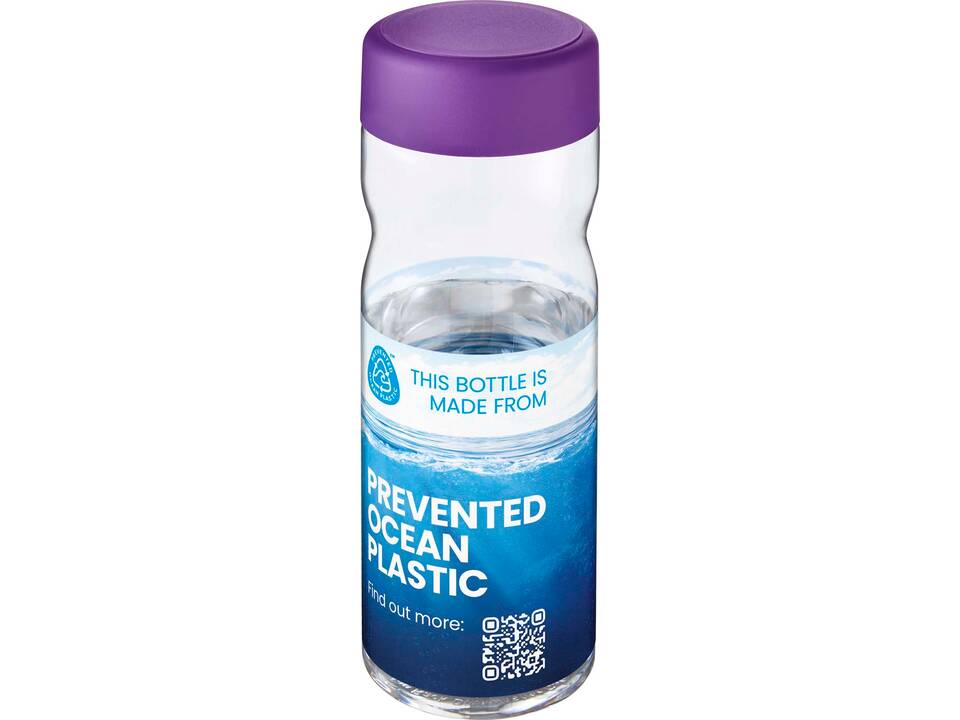 Bouteille H2O Eco Base 650 ml avec couvercle vissé 28