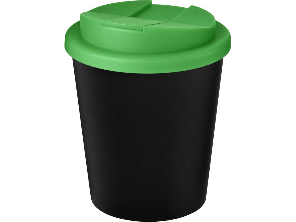 Gobelet recyclé Americano® Espresso Eco de 250 ml avec couvercle anti-déversement 58