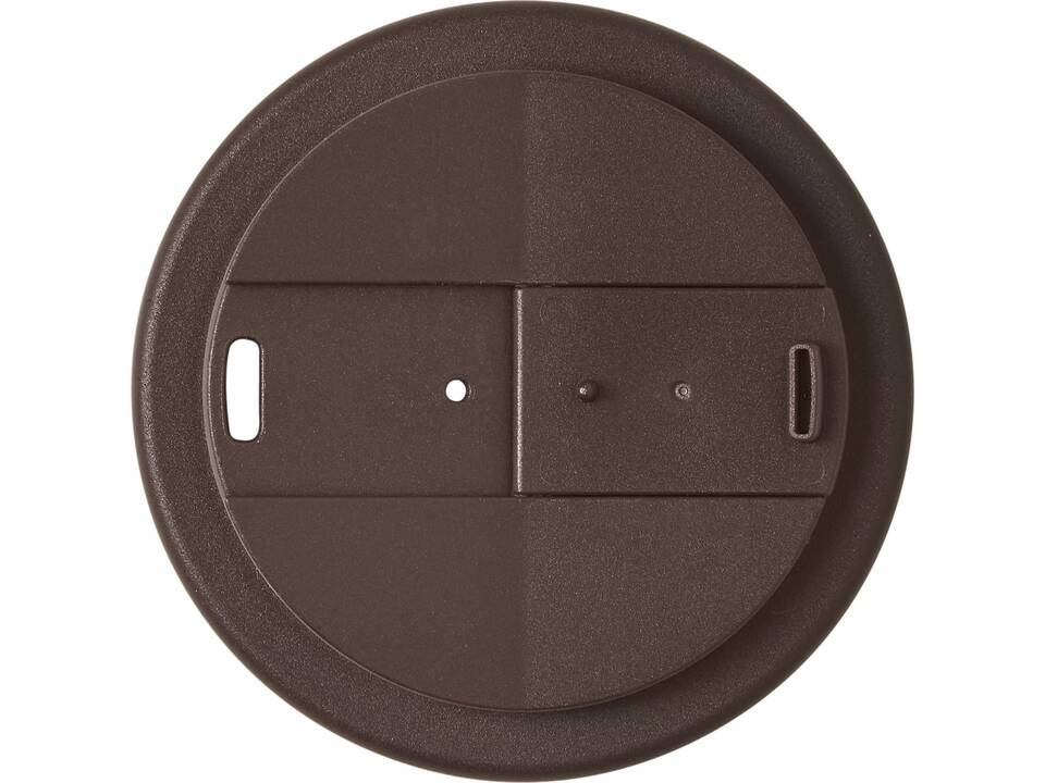 Gobelet recyclé Americano® Espresso Eco de 250 ml avec couvercle anti-déversement 45
