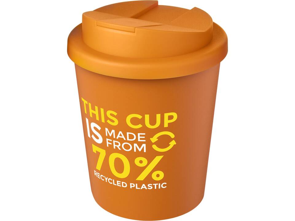 Gobelet recyclé Americano® Espresso Eco de 250 ml avec couvercle anti-déversement 29
