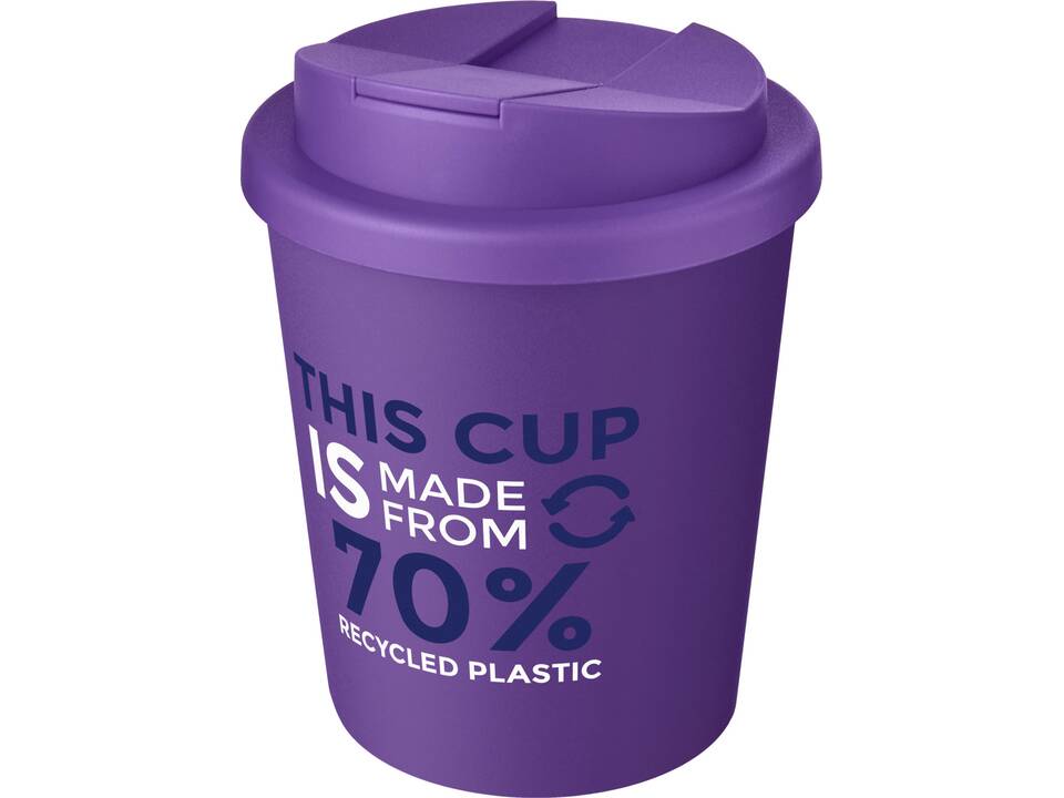 Gobelet recyclé Americano® Espresso Eco de 250 ml avec couvercle anti-déversement 7