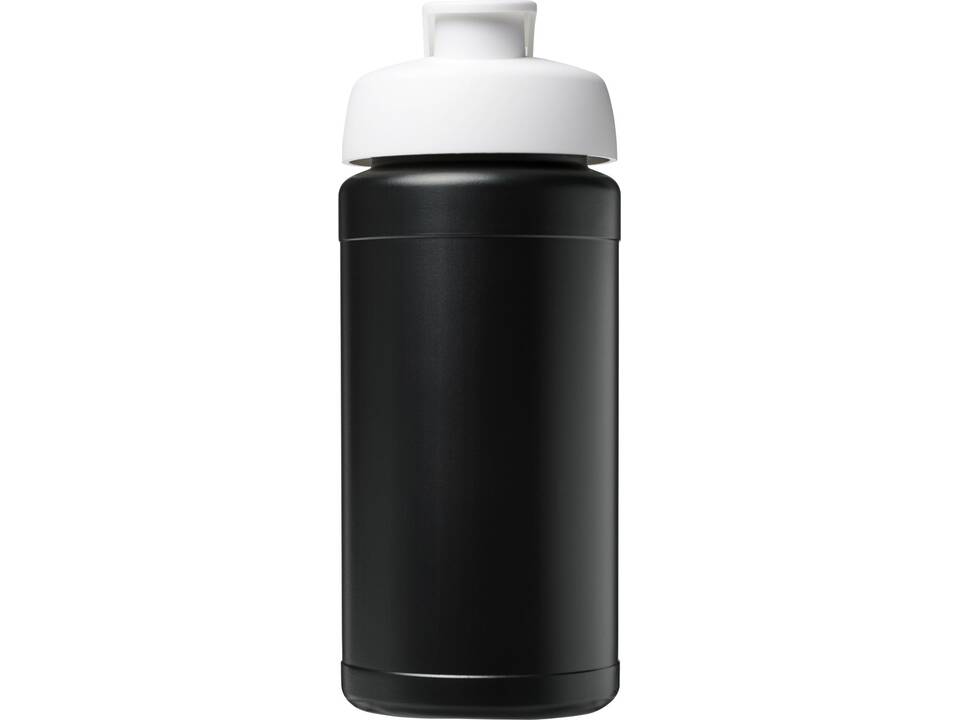 Bouteille de sport Baseline de 500 ml recyclée avec couvercle rabattable 38