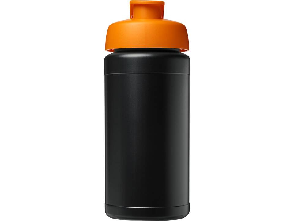 Bouteille de sport Baseline de 500 ml recyclée avec couvercle rabattable 42