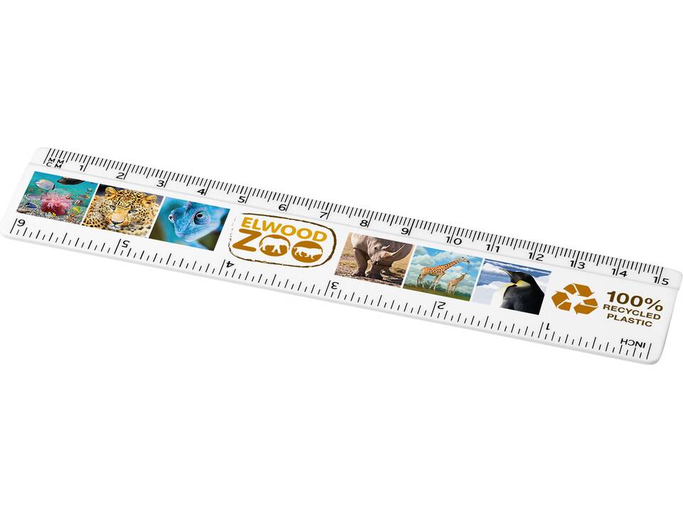 Règle Refari  de 15 cm en plastique recyclé 1