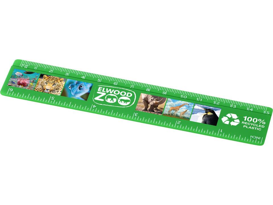 Règle Refari  de 15 cm en plastique recyclé 17