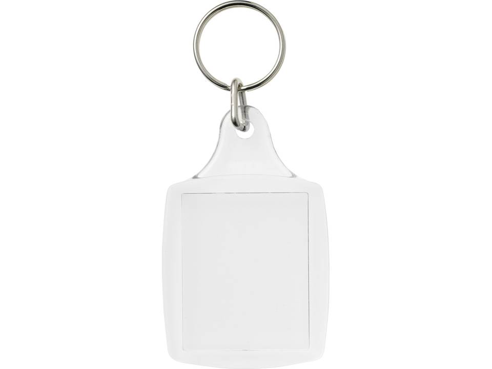 Porte-clefs plastique Leor avec attache en métal 2