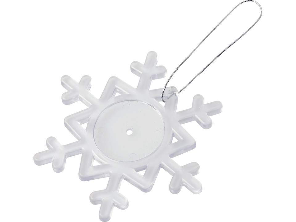 Décoration Elssa en forme de flocon de neige 1