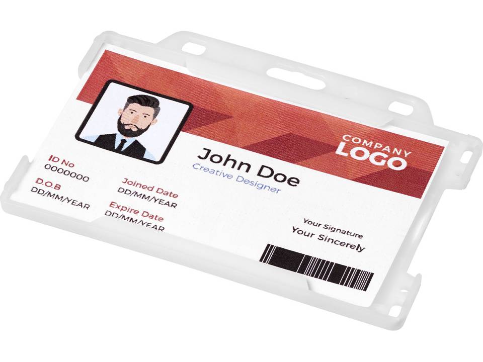 Porte-cartes Vega en plastique 9