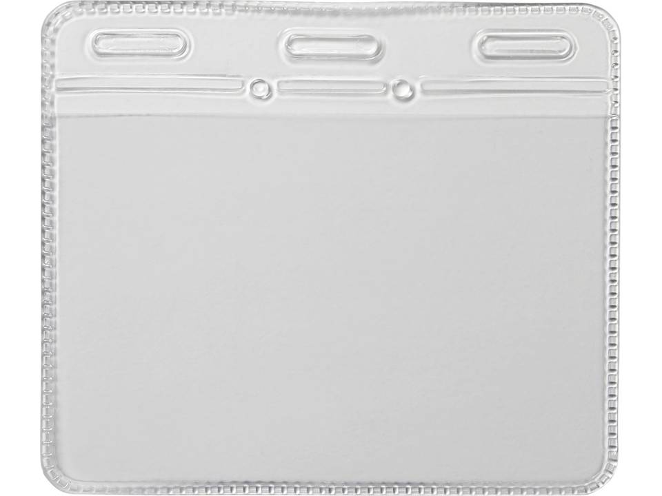 Porte-carte d’identité Arell en plastique transparent 2
