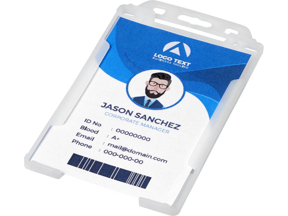 Porte-badge transparent Pierre 7