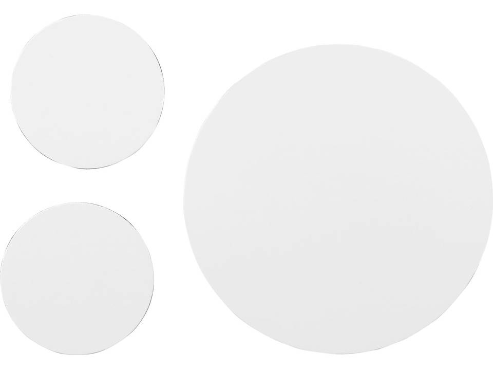 Ensemble de tapis de souris et de dessous de verre Q-Mat® 5 2