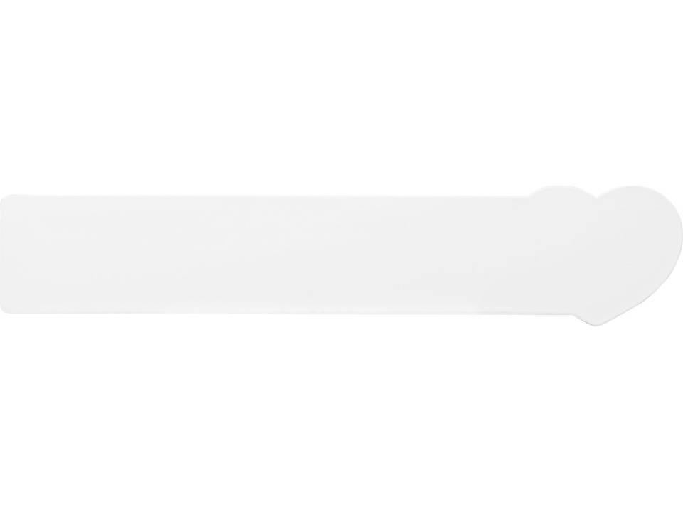 Règle en plastique Loki 15 cm en forme de coeur 3