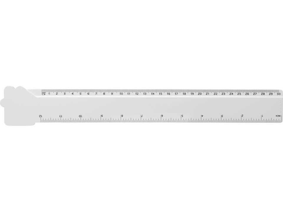Règle en plastique Loki 30 cm en forme de maison 2