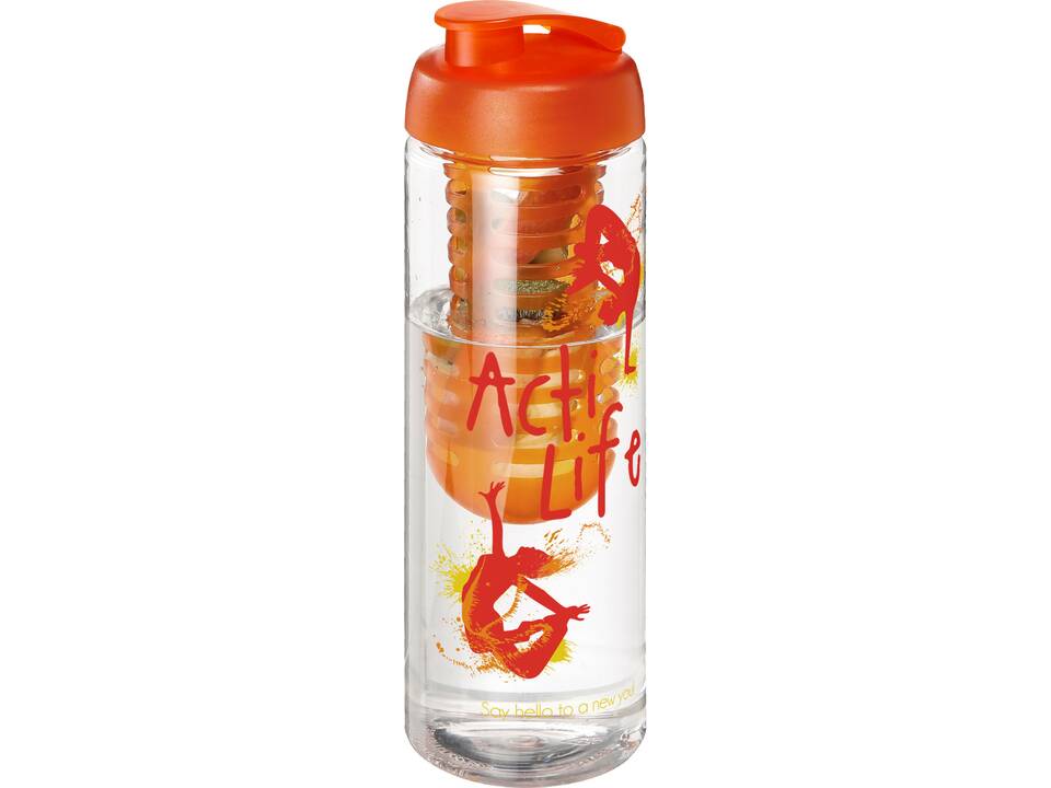 Bouteille et infuseur H2O Vibe 850 ml avec couvercle à bascule 12