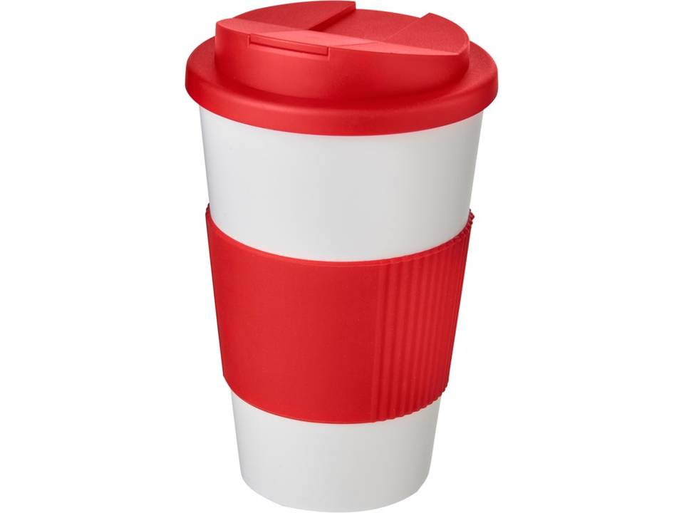 Gobelet isolant Americano® 350 ml avec bandeau antidérapant et couvercle anti-fuite 23