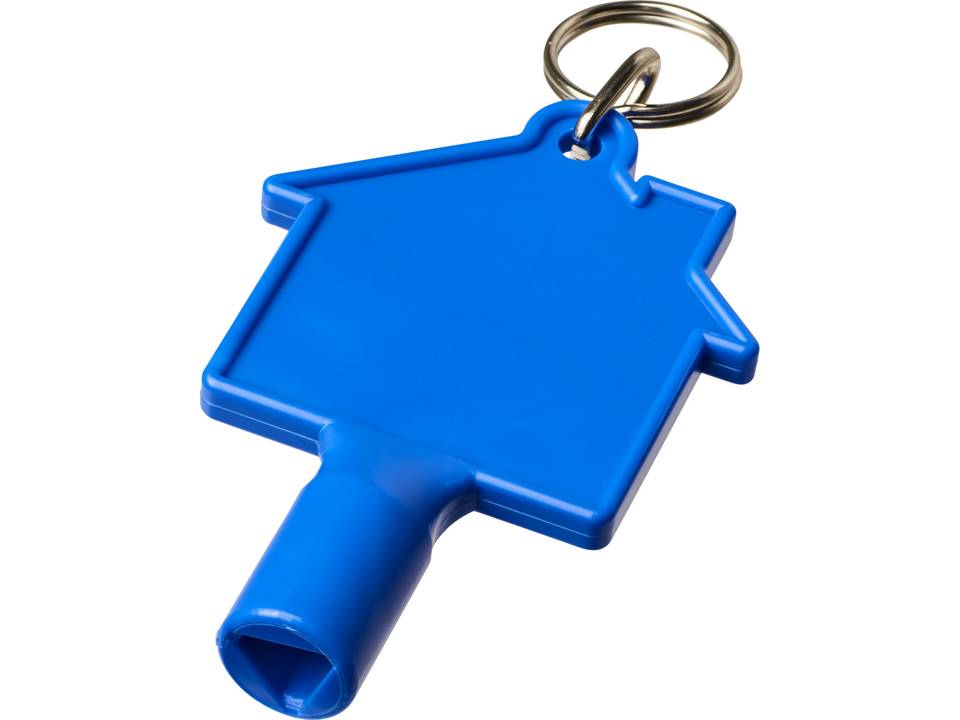 Clé de compteur Maximilian en forme de maison avec porte-clés 3
