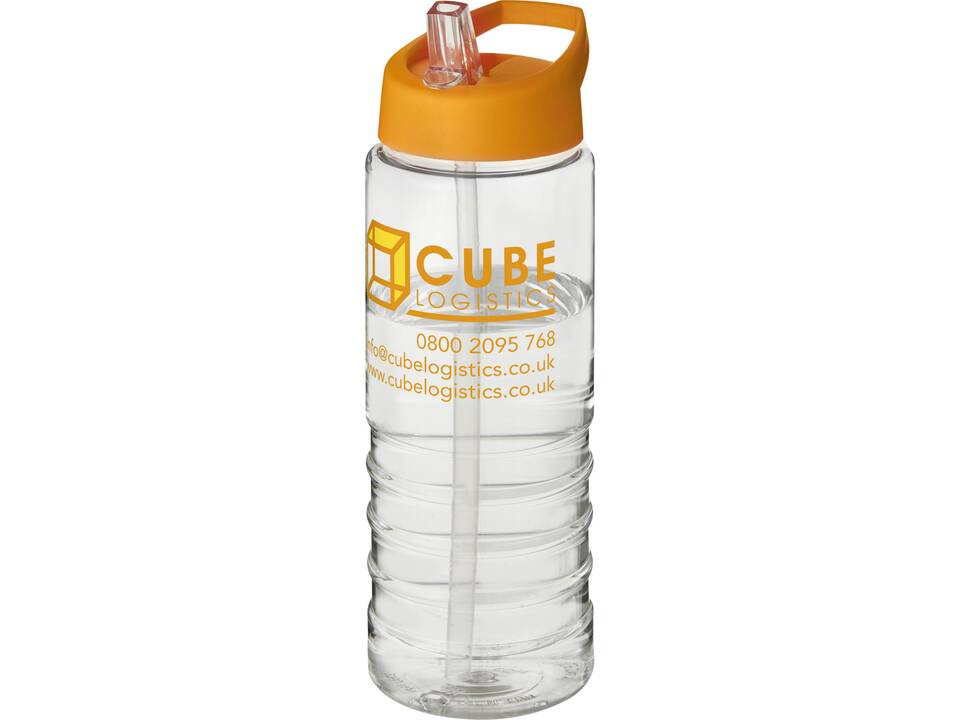 Bouteille de sport H2O Treble 750 ml avec couvercle à bec verseur 23