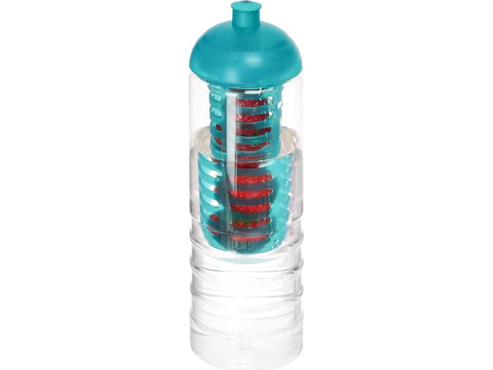 Bouteille et infuseur H2O Treble 750 ml avec couvercle dôme 12