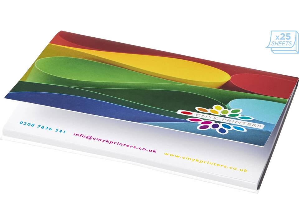 Post-its Sticky-Mate® avec couverture souple A7 100 x 75 12