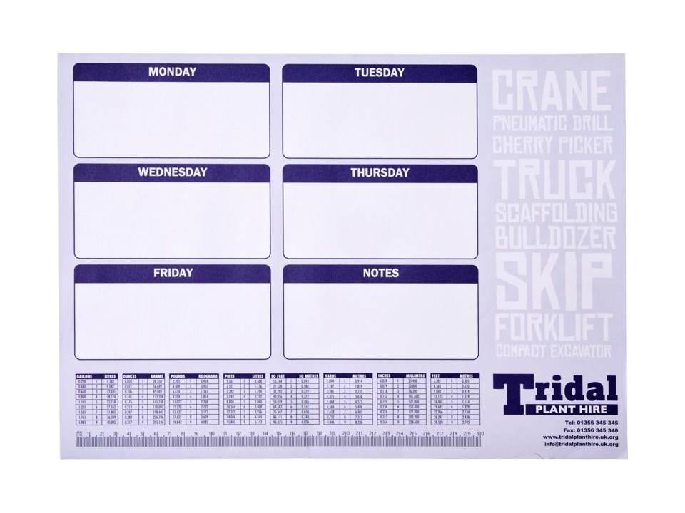 Bloc-notes Desk-Mate® A2 50 feuilles 1