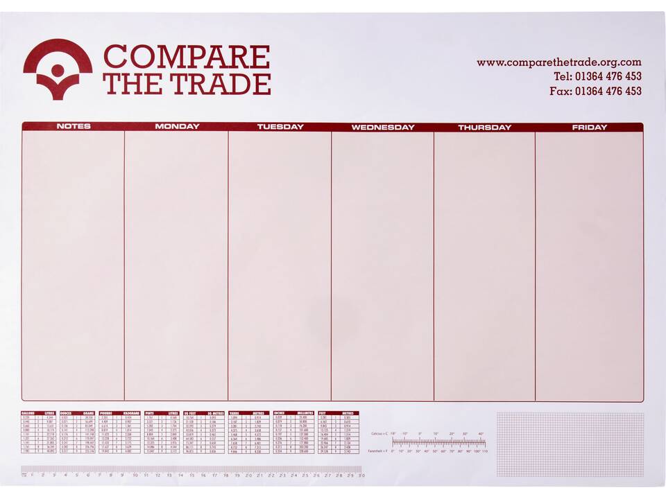 Bloc-notes Desk-Mate® A3 25 feuilles 6