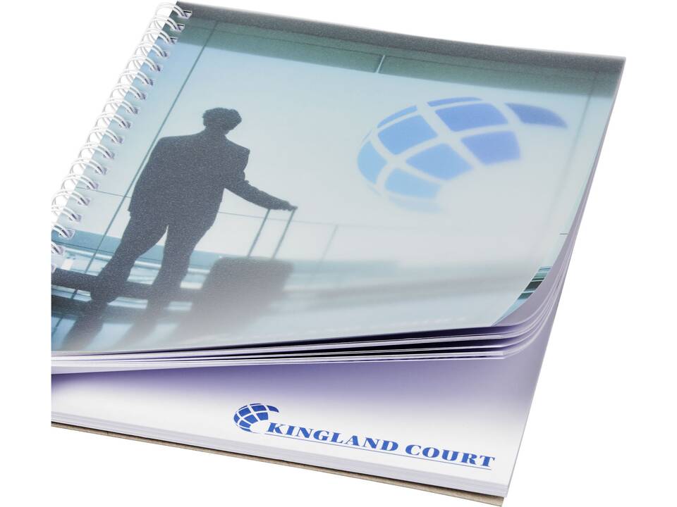 Cahier Desk-Mate® à spirale A5 avec couverture PP 30