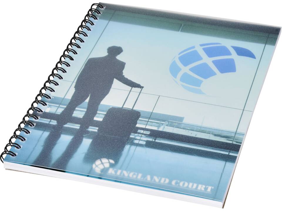 Cahier Desk-Mate® à spirale A5 avec couverture PP 17