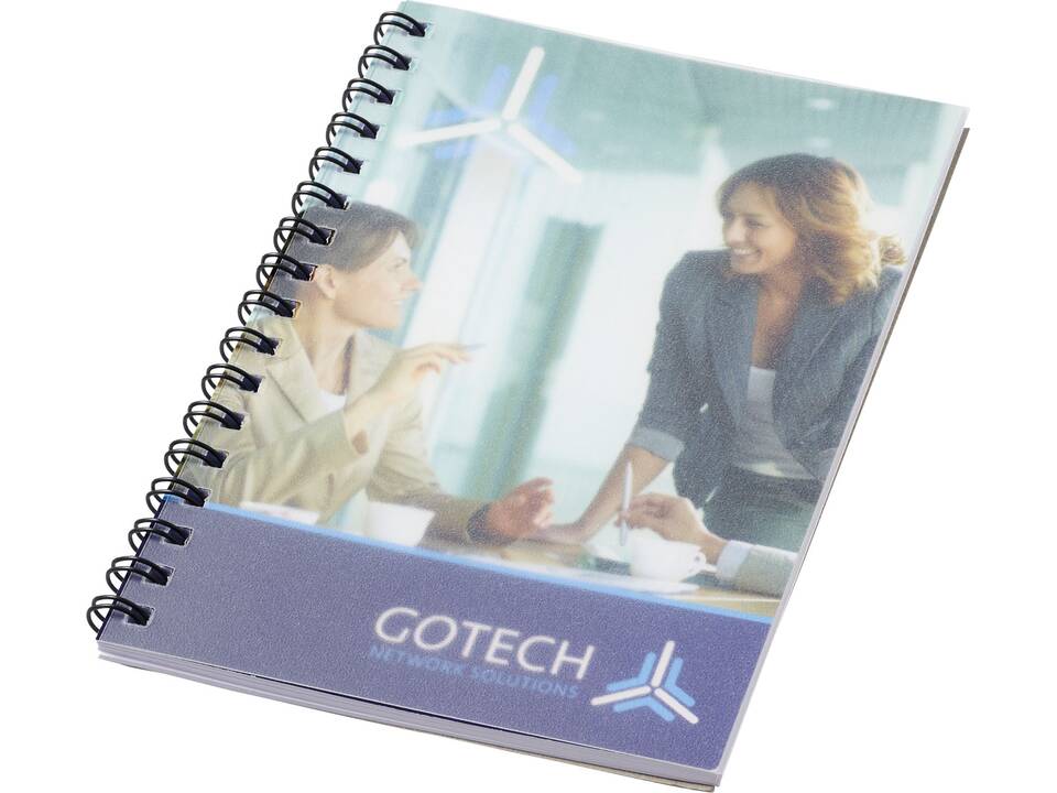 Cahier Desk-Mate® A6 à spirale avec couverture polypropylène 8
