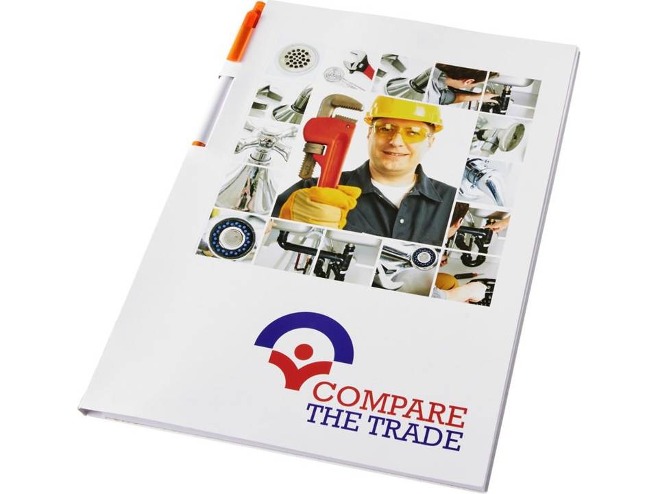 Ensemble conférencier Essential avec calepin A4 et stylo 5