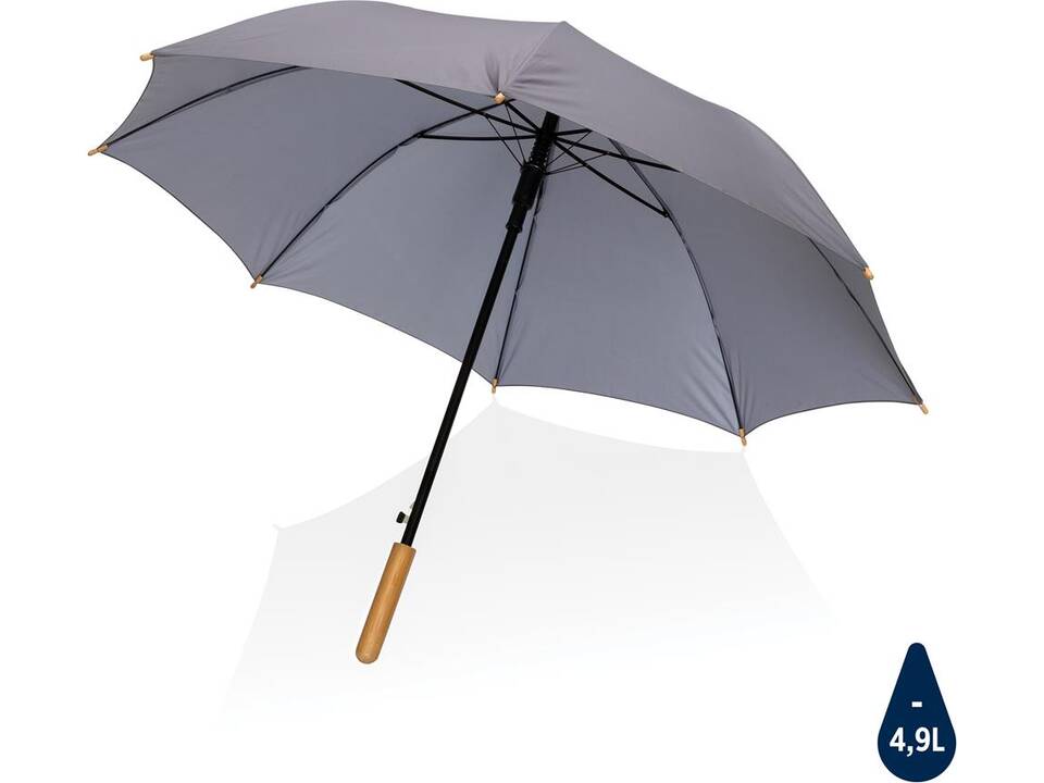 Parapluie 23" en rPET et bambou ouverture auto Impact AWARE™ 1