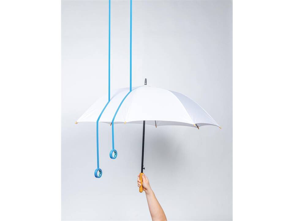 Parapluie 23" en rPET et bambou ouverture auto Impact AWARE™ 22