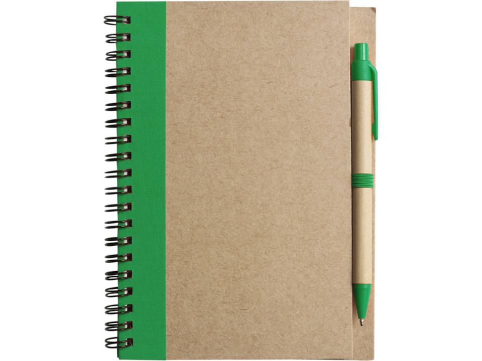 Carnet à spirale avec stylo bille 4