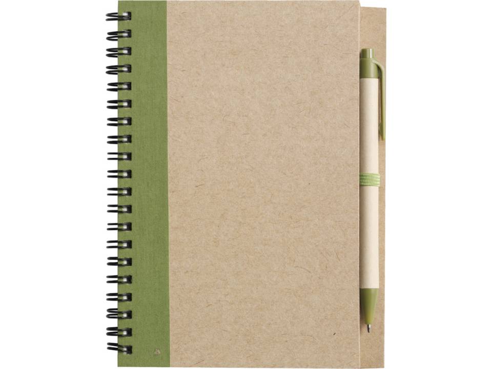 Carnet à spirale avec stylo bille 10
