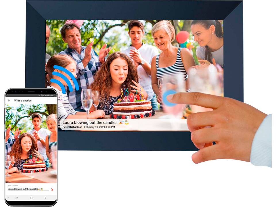 Cadre photo numérique 10" Prixton Prado avec Wi-Fi 7