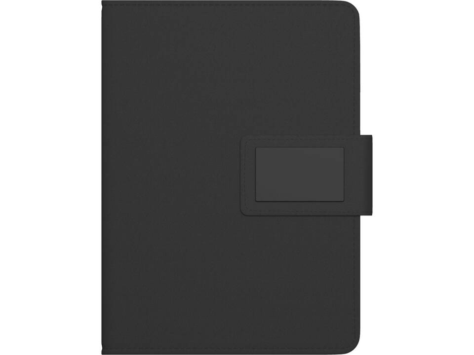 Bloc-notes A5 et batterie de secours à logo lumineux SCX.design O16 3