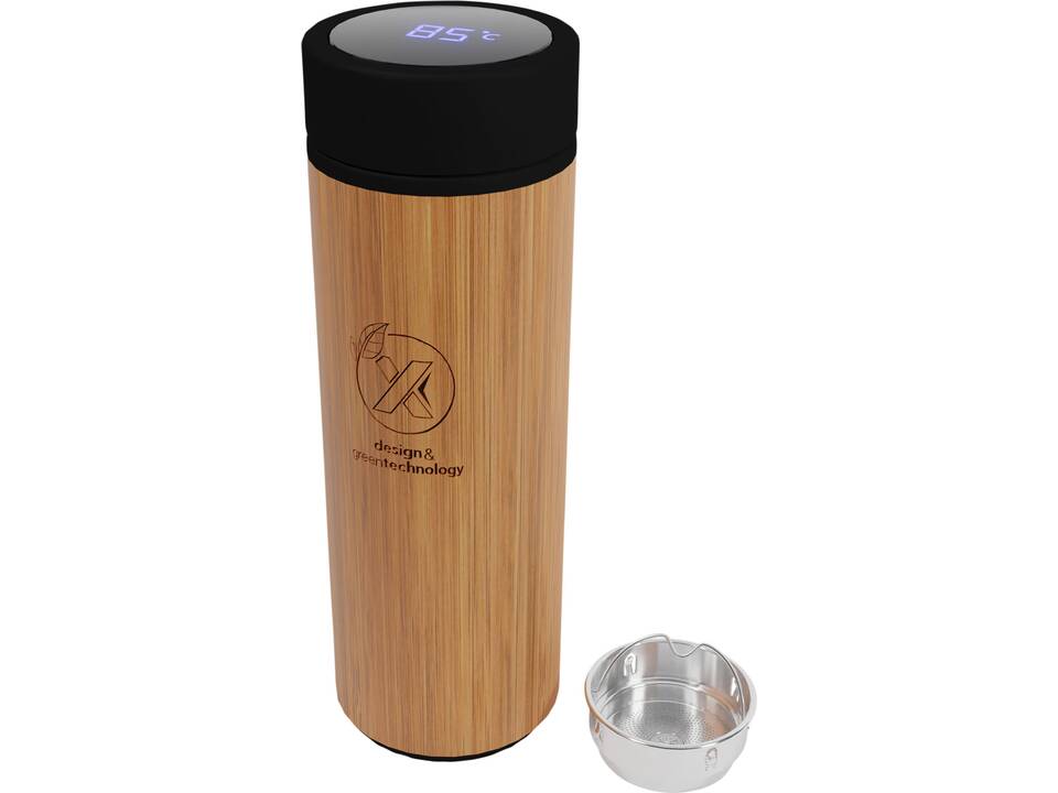 Bouteille intelligente en bambou SCX.design D11 500 ml 4