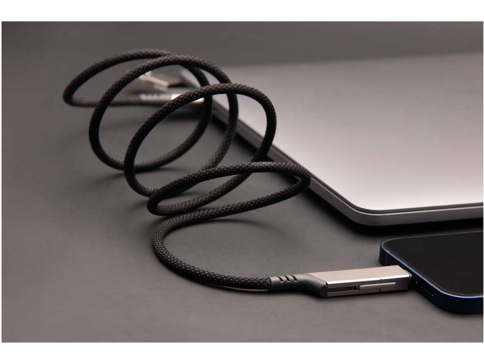 Câble de charge magnétique ultra rapide 4-en-1 de 100 W SCX.design C52 en rPET 5