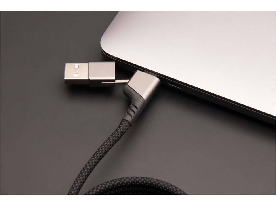 Câble de charge magnétique ultra rapide 4-en-1 de 100 W SCX.design C52 en rPET 6