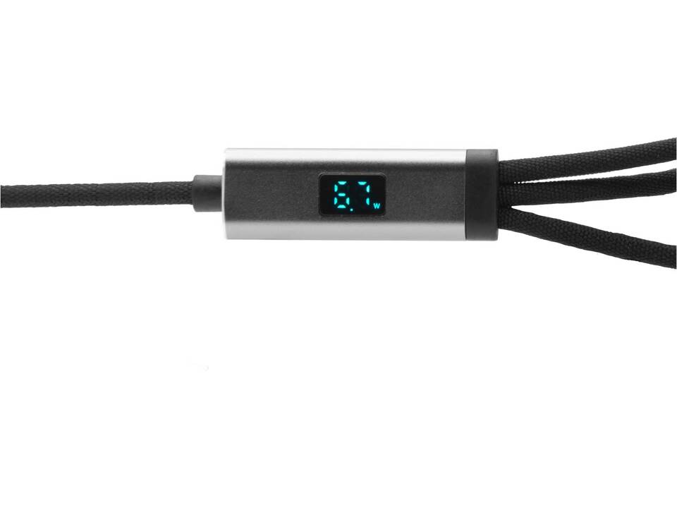 Câble de charge ultra rapide 5-en-1 de 100 W SCX.design C53 en rPET 4