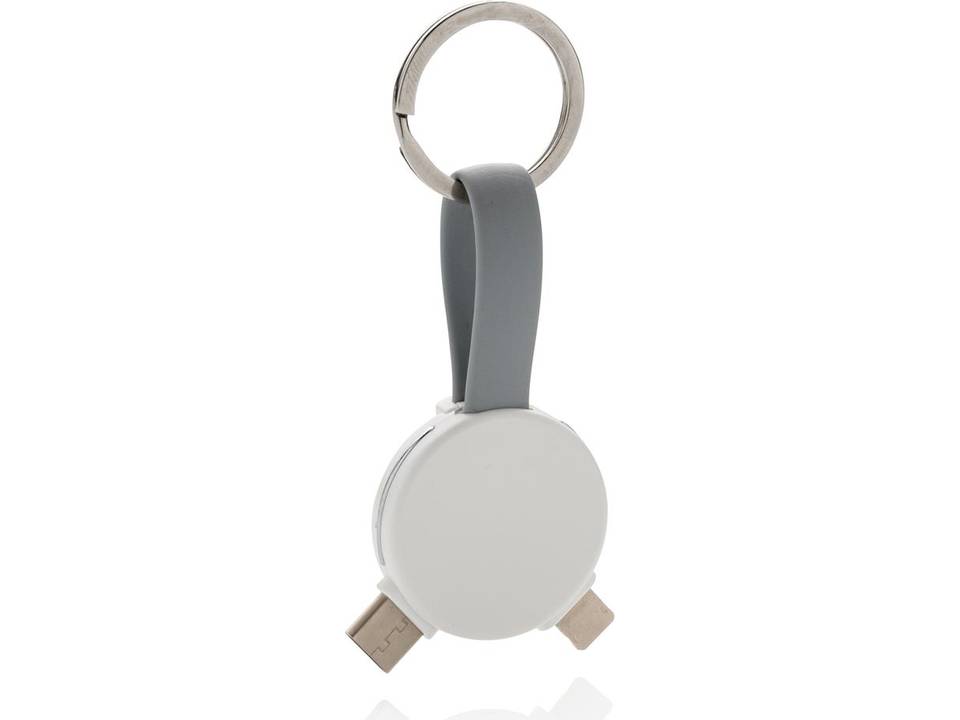 Porte-clés rond câble 3 en 1 2