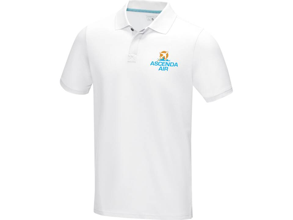 Polo Graphite bio GOTS manches courtes homme 24