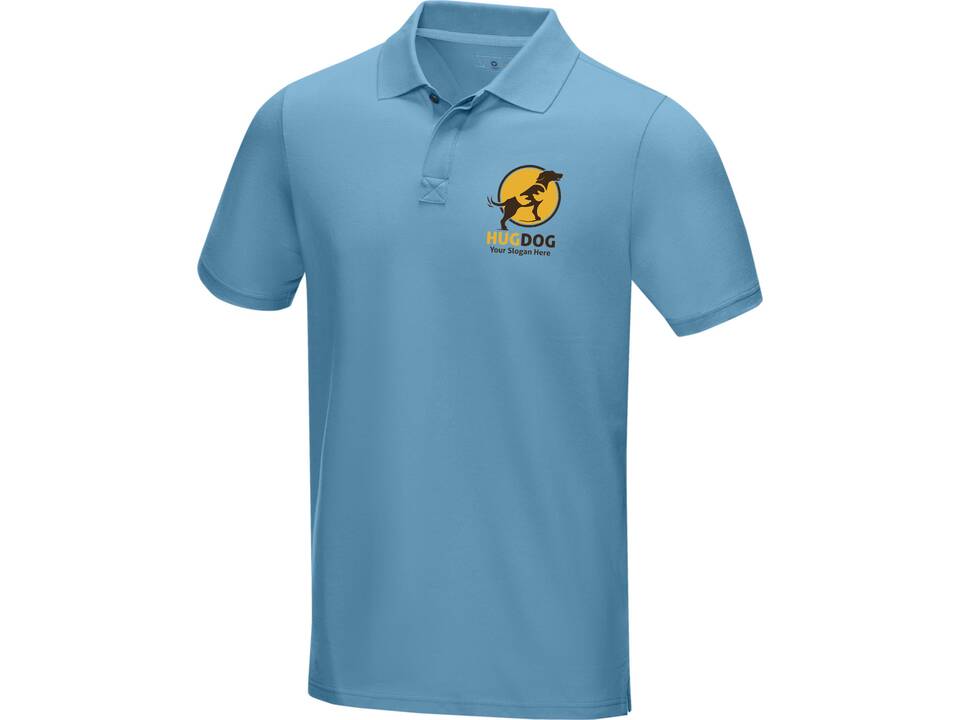 Polo Graphite bio GOTS manches courtes homme 4