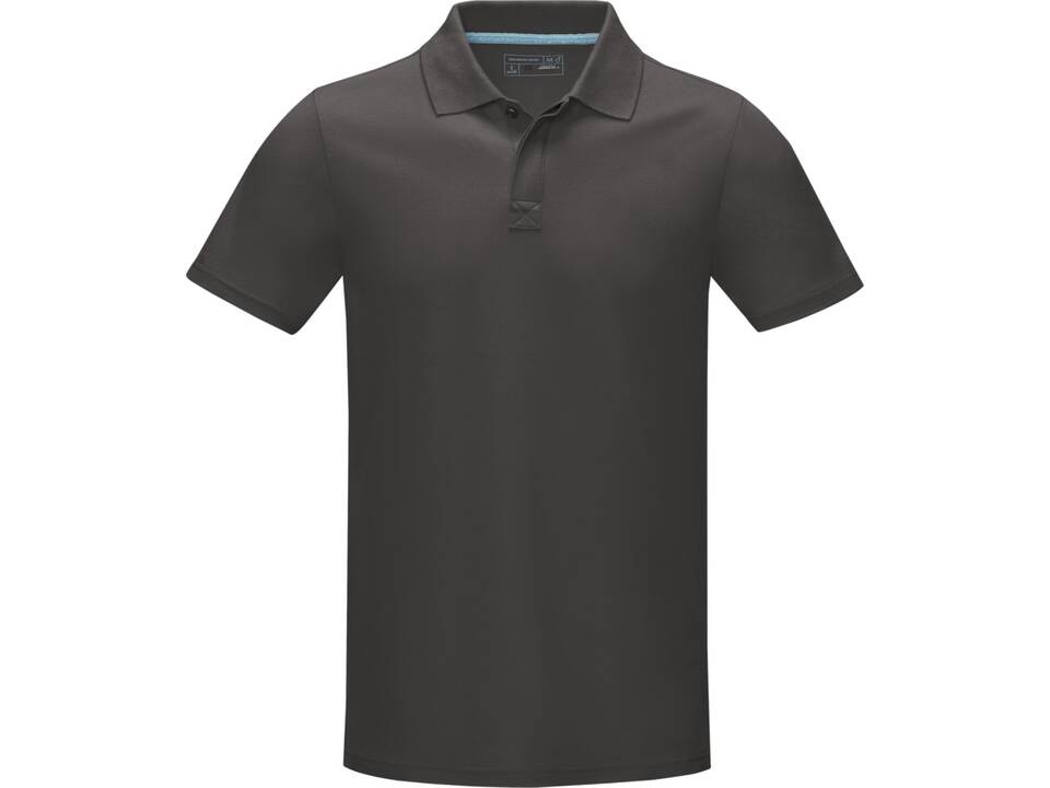 Polo Graphite bio GOTS manches courtes homme 17