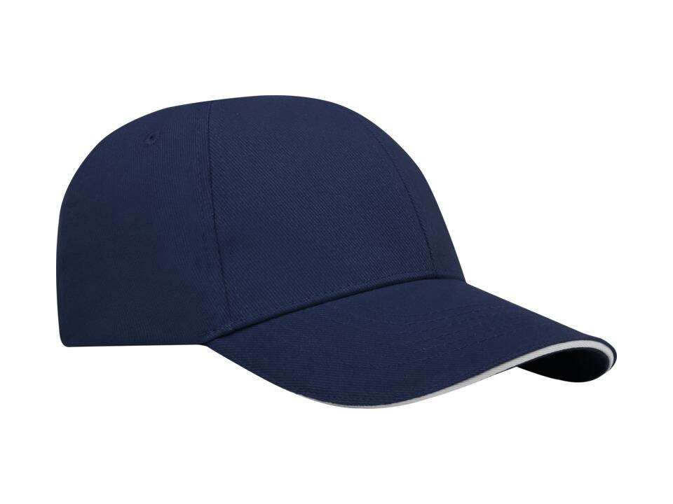 Casquette sandwich à 6 panneaux Topaz GRS recyclée 16