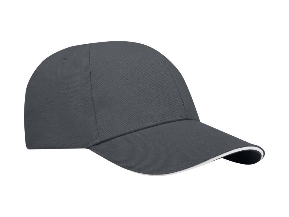 Casquette sandwich à 6 panneaux Topaz GRS recyclée 10