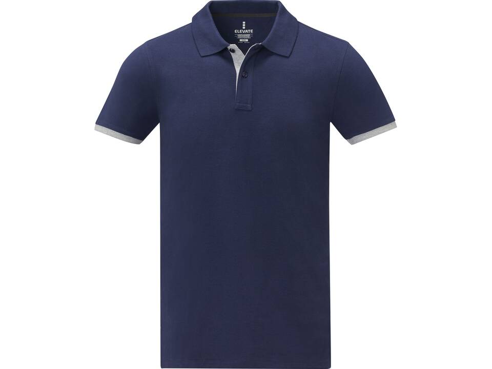 Polo Morgan manches courtes deux tons homme 3