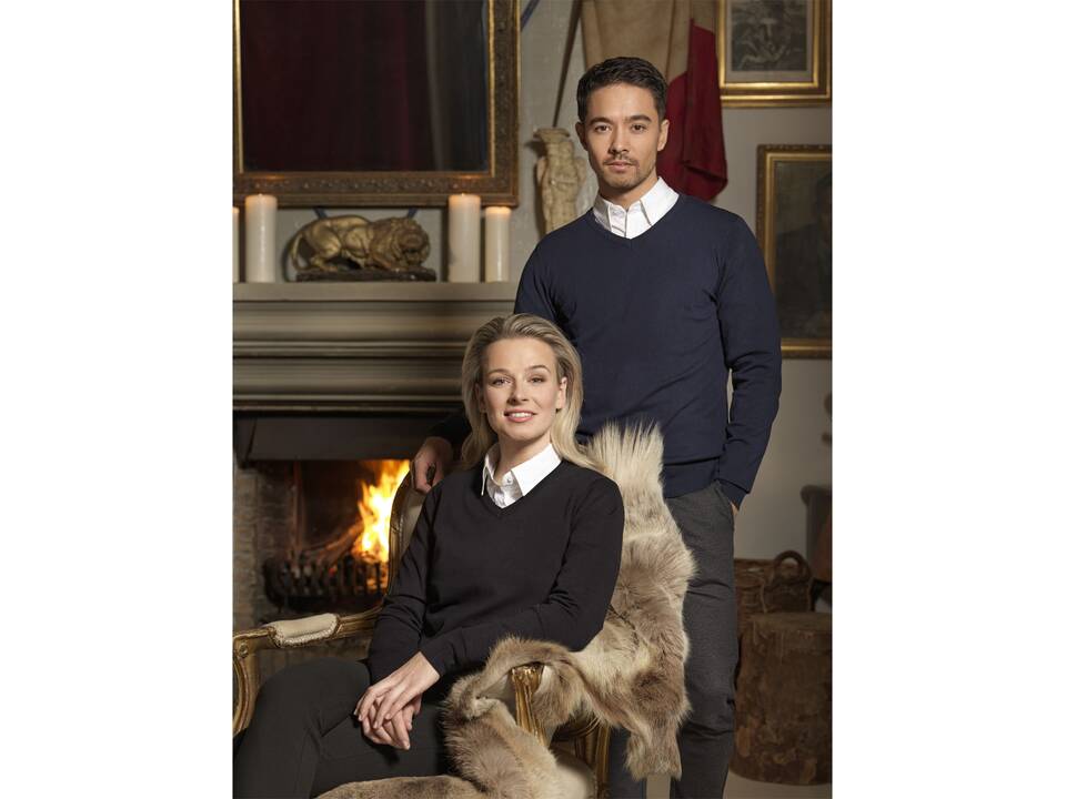 Pull col en V Stanton pour femme 76